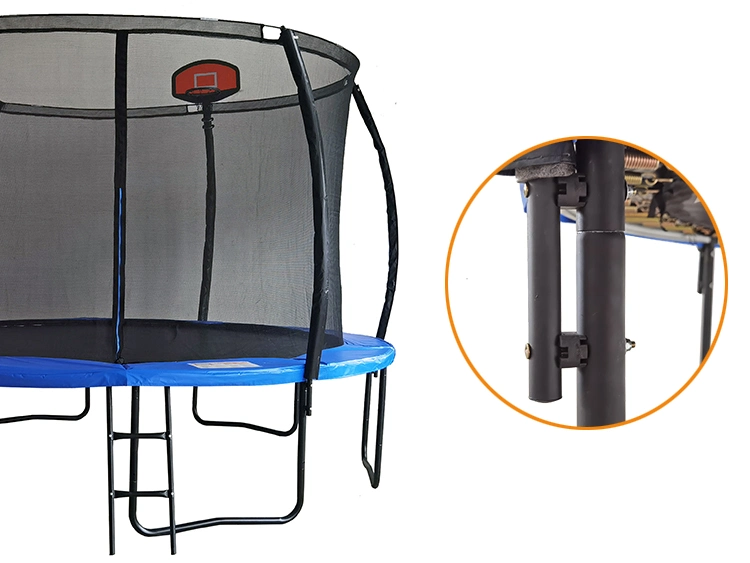New Arrival 12FT Large Outdoor Trampoline Sales with Basketball Hoop