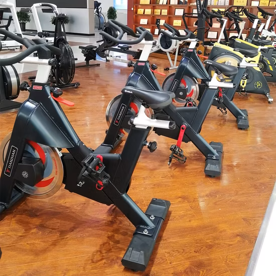 Commercial Indoor Upright Sports Body Building Home Gym Spin Bicycle Fitness Equipment Stationary Cycling Trainer Air Magnetic Exercise Spinning Bike